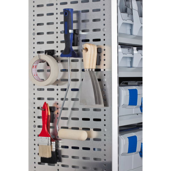 Werkzeughakenset 9tlg Aluminium Seitenwand – Bild 2