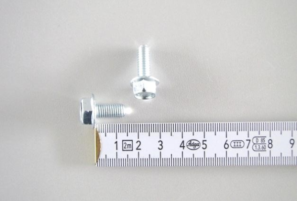 Sperrzahnschr. M6x16vz 8.8 Sechskant
