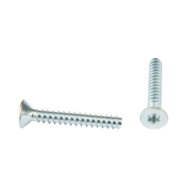Schraube für Kunstst. 6x38 VZ Senkk Torx