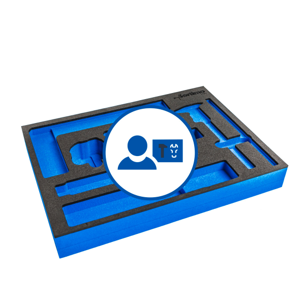 mySortimo inlay Metallkoffer Stärke 60 mm