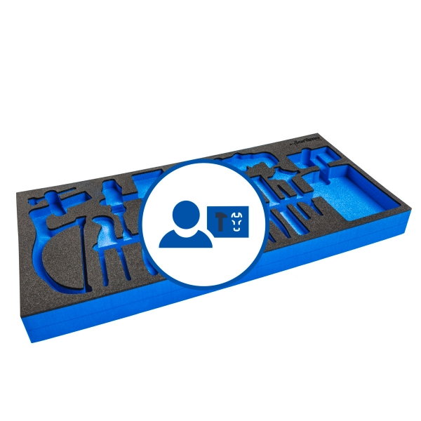 mySortimo inlay Schublade GL4 Breite 3 Tiefe 5 Stärke 60 mm
