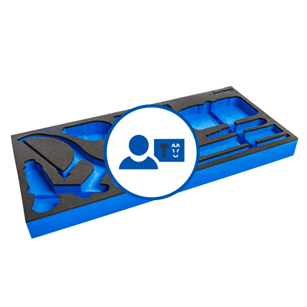 mySortimo inlay SR-Schub Breite 4 Tiefe 4 Stärke 50 mm
