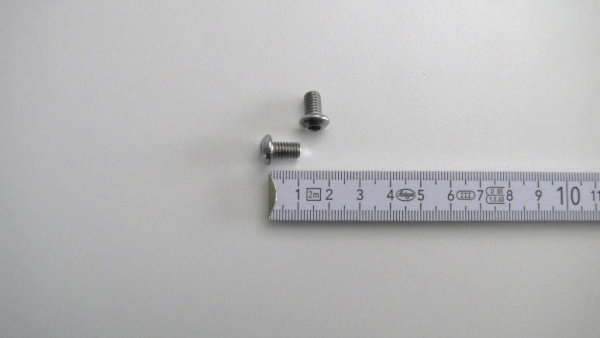Linsenkopfschraube M6x10 A2